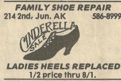 Cinderella Sale advertisement, 1996.
